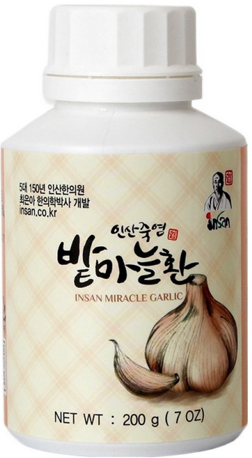 인산죽염 유황 밭마늘환, 200g, 1개
