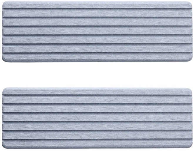 뉴앤룩 초대형 규조토 트레이 10 x 31 cm, 그레이, 2개