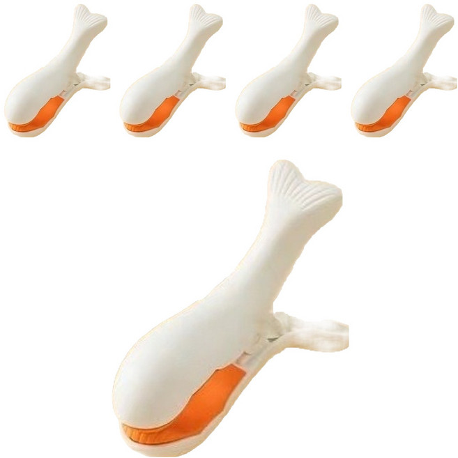 캐롤링 이불 다용도 빨래집게 대형, 오렌지, 5개