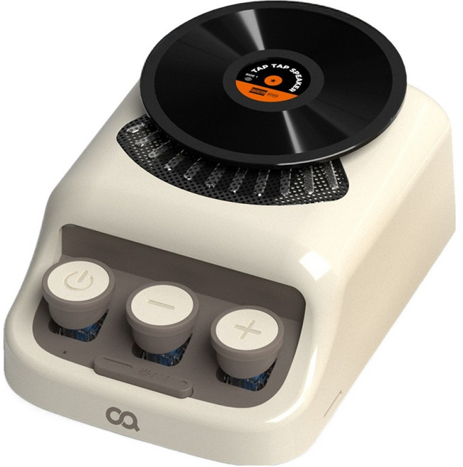 오아 탭탭 무선 블루투스 스피커, OSPK-005WH, CREAM WHITE