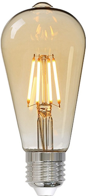 멜리빙 DS 에디슨 전구 ST64 LED 4W, 전구색, 1개