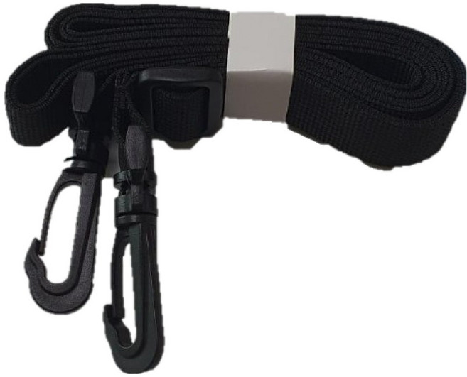 더아이딘 2M 스트렙 가방끈, 블랙스트렙