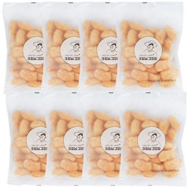 이장님과자점 담양한과명진식품 인절미 스넥, 8개, 30g