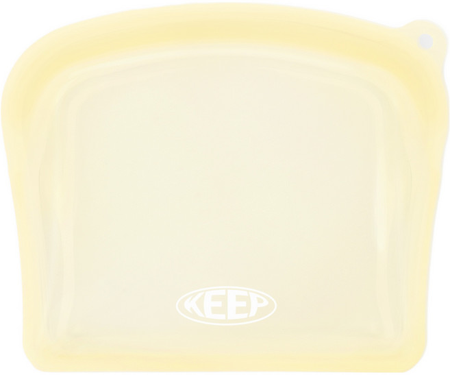 킵스위밍 실리콘 방수 수영 파우치 1200ml, 버터