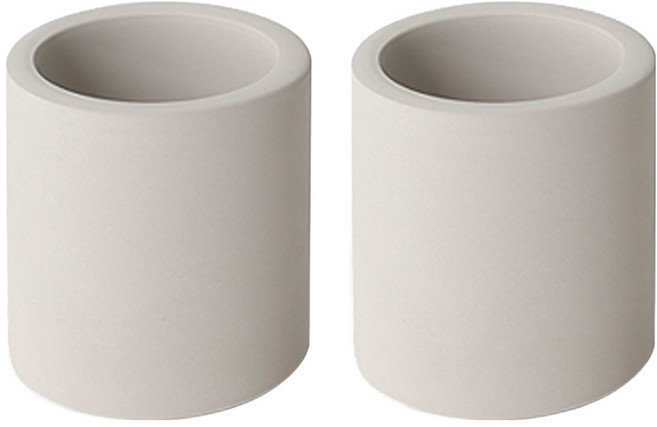 뉴앤룩 규조토 전동칫솔 치약 꽂이 중형, 2개, 그레이