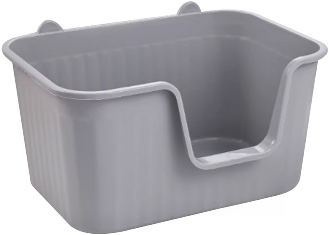 高精寵物 加高貓廁所, 1個, 紳士灰