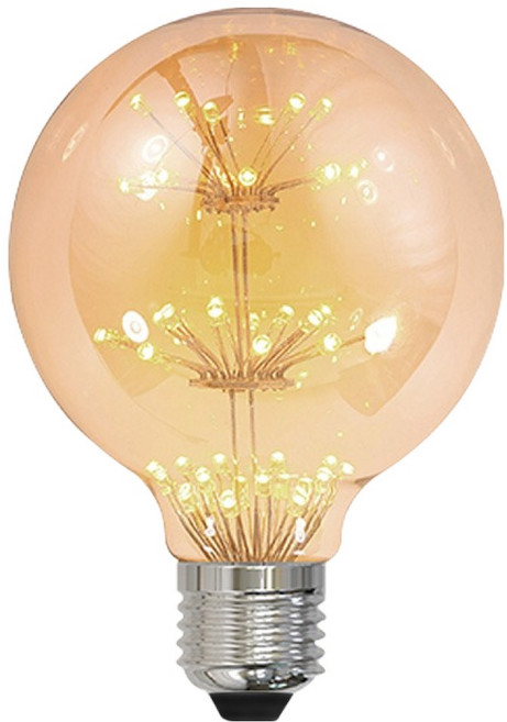 멜리빙 LED DS 에디슨 전구 눈꽃 2.5W M-95, 전구색, 1개