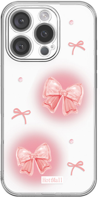 Hottiemall 粉紅蝴蝶結手機殼 C1072