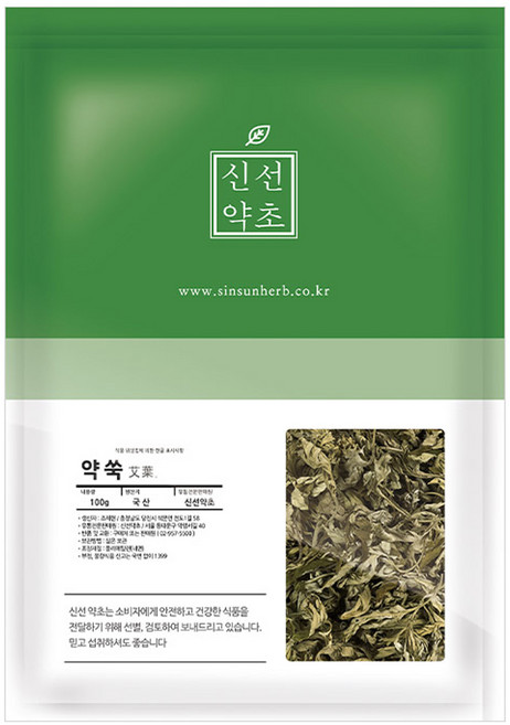 신선약초 국산 약쑥 강화사자발쑥, 100g, 1개
