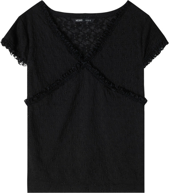 미쏘 여성용 레이스 슬리브리스