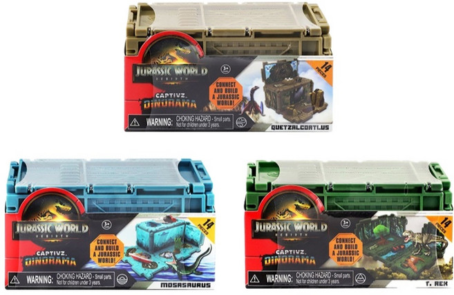 토이몬스터 JURASSICWORLD 새로운시작 디오라마 피규어 세트 랜덤발송 T01535, 1세트