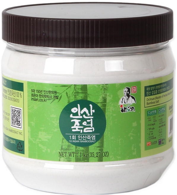 인산죽염 1회 구운 죽염, 1kg, 1개