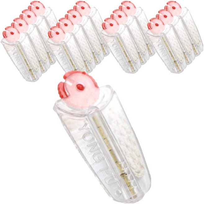 케리빙 지포 라이타 심지 부싯돌, 투명, 15개