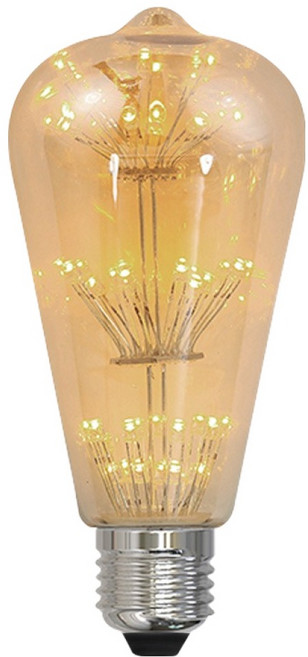 멜리빙 LED DS 에디슨 전구 눈꽃 2.5W MT-64, 전구색, 1개