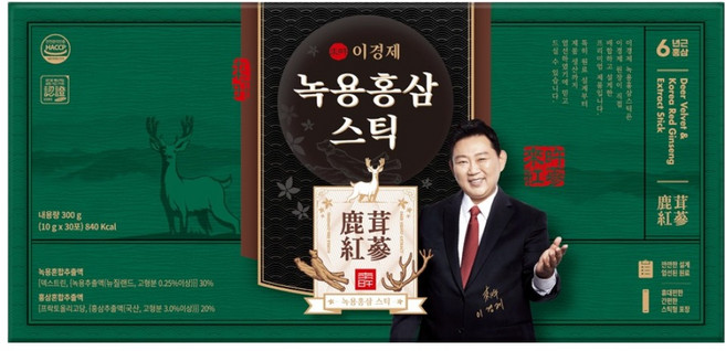 래오이경제 녹용홍삼스틱 30p, 300g, 1개
