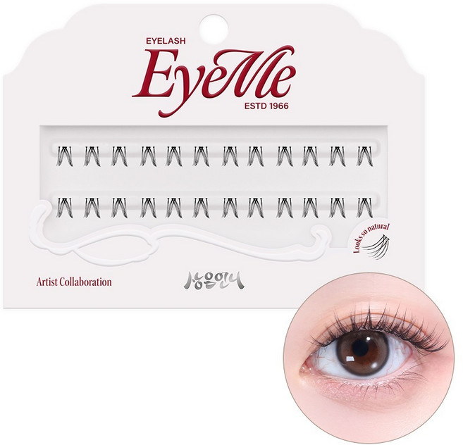 피카소 아이미 x 상은언니 쏙쏙 가닥속눈썹 딥 9mm, 1개, 블랙