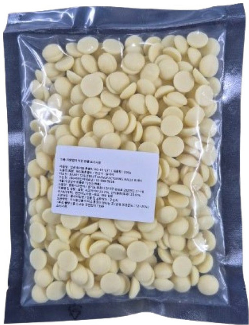 이홈베이킹 깔리바우트 화이트 초콜릿 론도, 200g, 1개