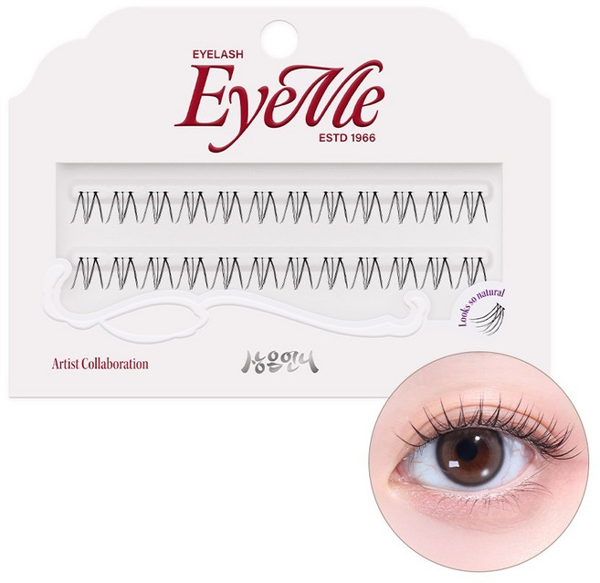 피카소 아이미 x 상은언니 쏙쏙 가닥속눈썹 라이트 10mm, 1개, 블랙