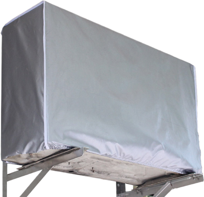 웰롯 먼지 자외선 열 차단 에어컨 실외기 커버 대2P 96 x 35 x 70 cm, 1개, A