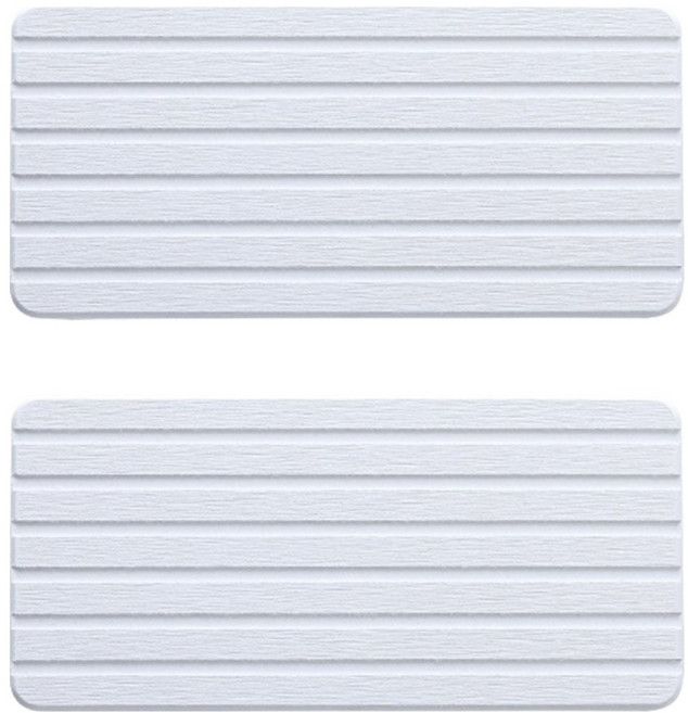 뉴앤룩 프리미엄 규조토트레이 중형, 화이트, 2개