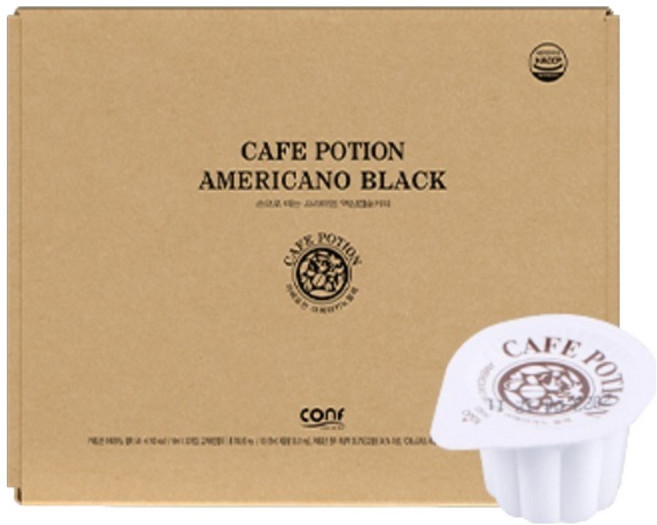 코엔에프 아메리카노 블랙 포션커피, 18ml, 30개