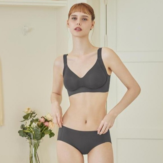 트라이엄프 여성용 베네핏 커버 프리컷 브라 + 팬티 세트