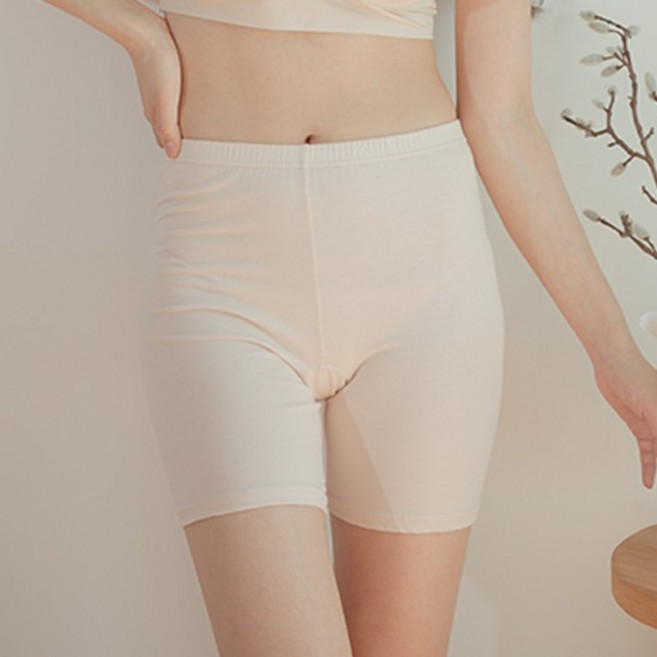 크리비아 THE Comfort 면스판 5부 네모팬티