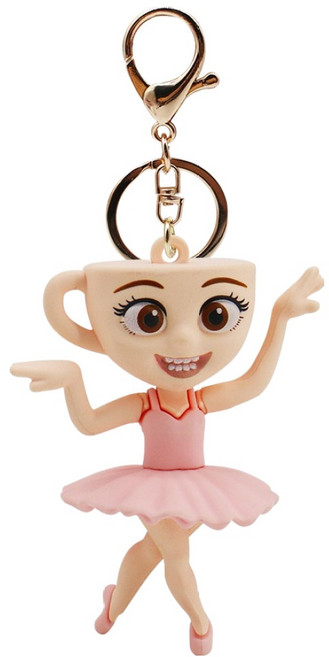 아트조이 이탈리안 브레인롯 피규어 키링 발레리나 카푸치나, 1개