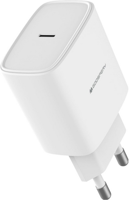 구스페리 25W GaN PPS PD 3.0 초고속 충전기 어댑터, 화이트, 1개