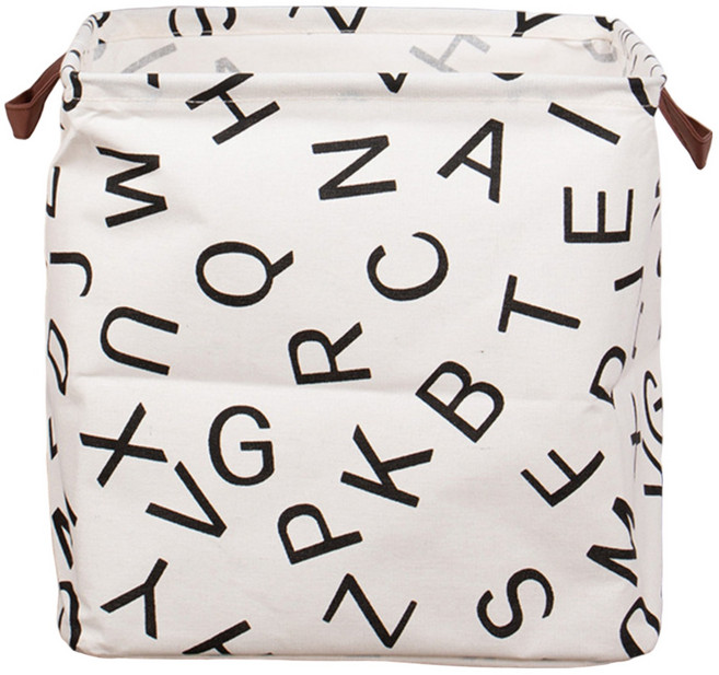 일상포인트 미니 패브릭 바구니, 알파벳, 1개