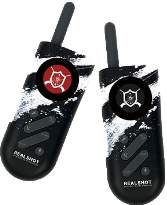 리얼샷 알파넷 무전기 장난감 2종 세트 HAHA-WALKIE-TALKIE, 혼합색상, 1세트