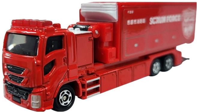 토미카 이치하라시 소방국 스크럼포스 미니카, 혼합색상, 1개