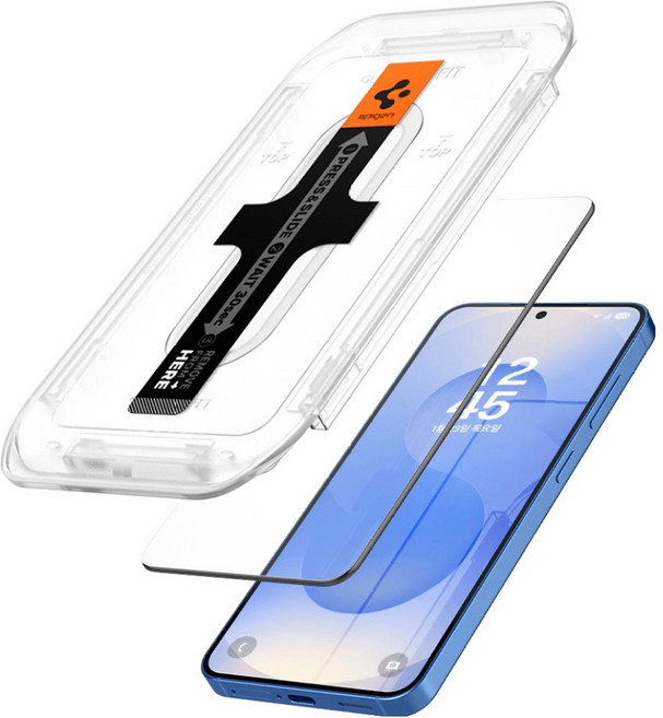 슈피겐 글라스 tREZ핏 AR 강화유리 휴대폰 액정 보호 필름 2p, 1세트