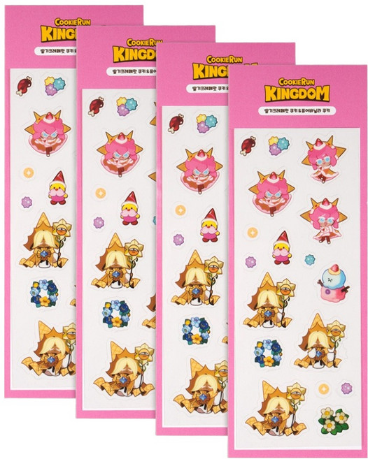 쿠키런 킹덤 스페셜 씰 스티커, Crownest, 4개