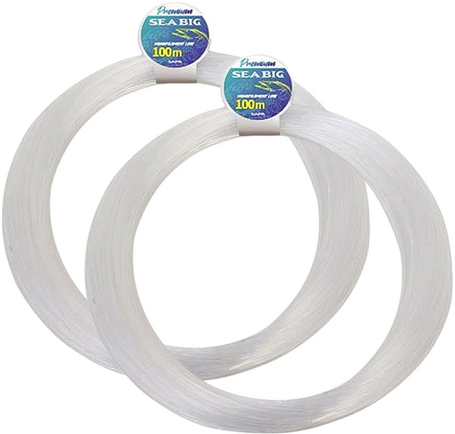 싸파 프리미엄 자작채비 경심줄, 화이트, 2개