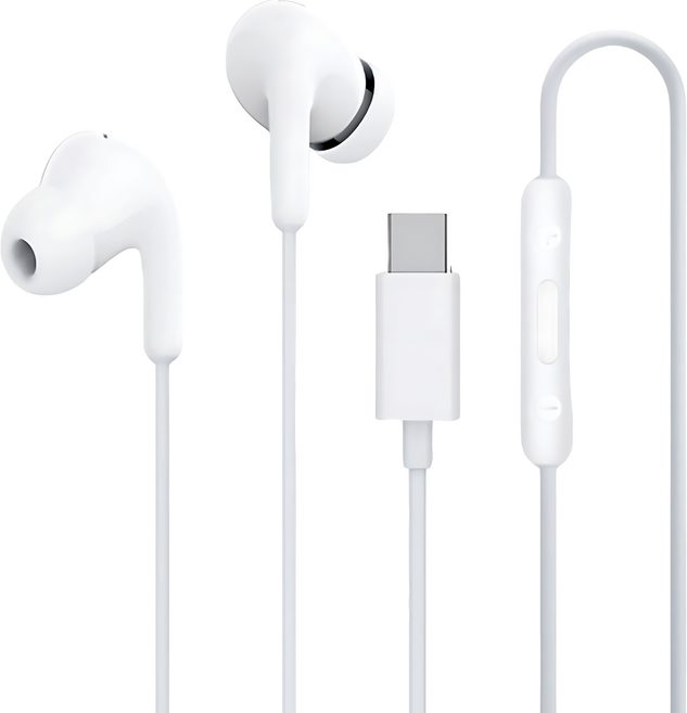 808 SOUND C타입 게이밍 부스터 노이즈캔슬링 유선 이어폰, uTBooster, 화이트