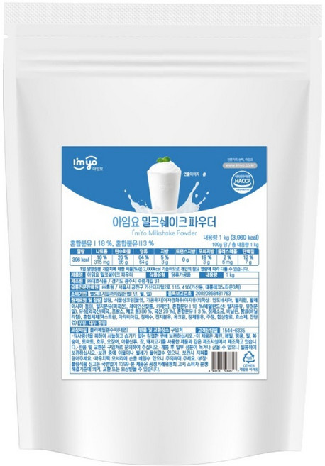 아임요 밀크쉐이크 파우더, 1kg, 1개입, 1개