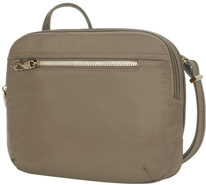 TRAVELON Tailored 防盜斜背包 TR41, 棕色