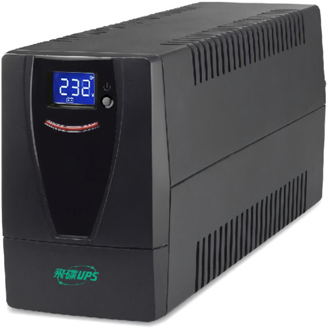 UPS 飛碟 1KVA 在線互動式UPS 含穩壓/USB監控軟體/觸碰式LCD翻頁/LCD自動休眠 FT-TS10H, 1個