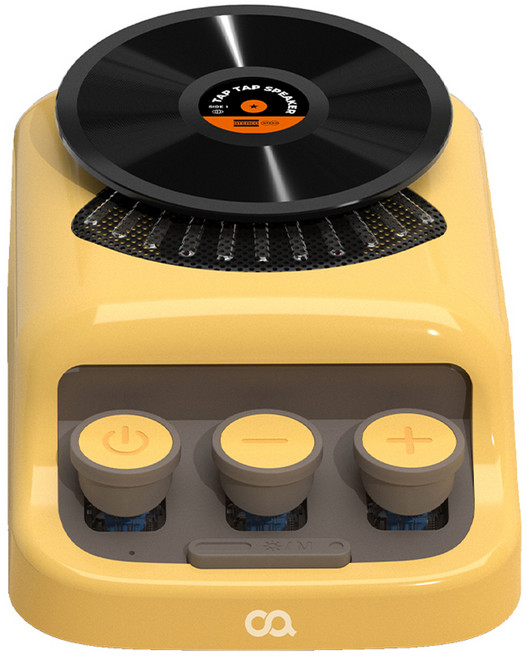 오아 탭탭 무선 블루투스 스피커, OSPK-005YE, BUTTER YELLOW