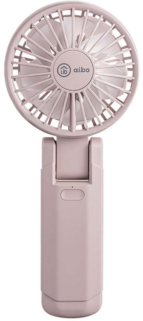 aibo 雙扇葉折疊頸掛/手持兩用風扇, HA-FAN1146, 藕紫色