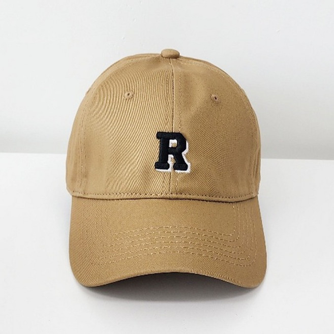 한스모자 R 자수 깔끔한 데일리 야구모자