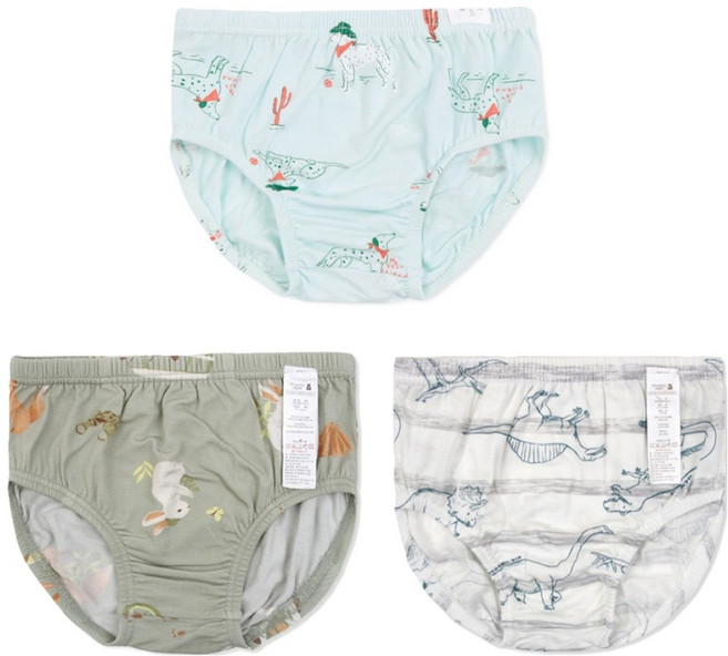 오가닉맘 남아용 리오셀 삼각팬티 클루밍 MIFUUP05 + 다시안민 MJFUUP07 + 크러쉬 MGZUUP23 3종 세트