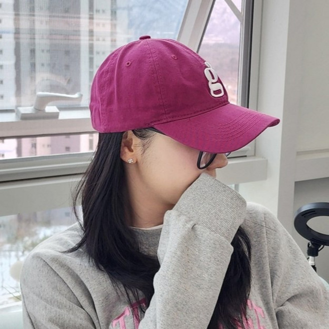 한스모자 G 자수 깔끔한 볼캡
