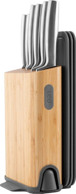 베르그호프 레오 레거시 나이프 블록 11종 세트, 1세트, 나이프6p + 보관함1p + 칼갈이1p + 도마3p