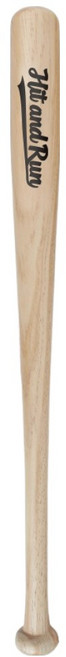 히트앤런 야구 우드배트 호신방망이, 브라운, 1개