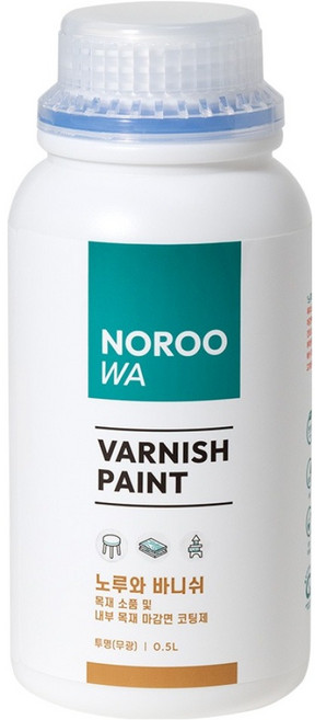 노루페인트 노루와 바니쉬 투명 500ml, 1개