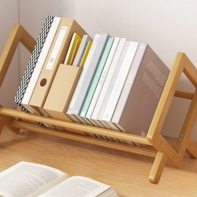 온비앙 원목 인테리어 북선반, 1단