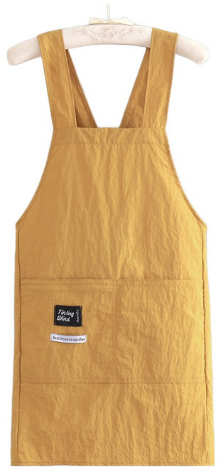 다퍼남 데일리 크로스 앞치마, 머스타드, 1개