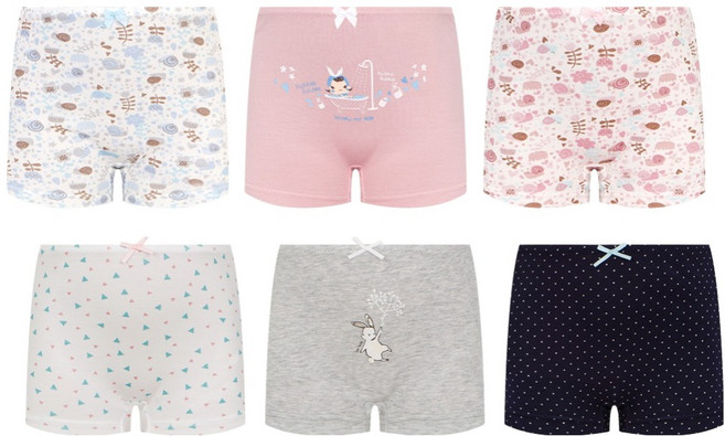 엠알키즈 여아용 드로즈팬티 6종세트 CMWD_011set